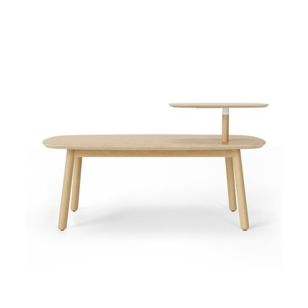 Kavos staliukas iš bukmedžio medienos natūralios spalvos 56x120 cm Swivo – Umbra-image-4