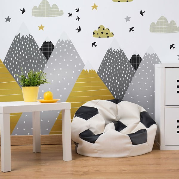 Sienų lipdukas Ambiance Giant Kid Sticker Scandinavian Mountains Henrika-image-3