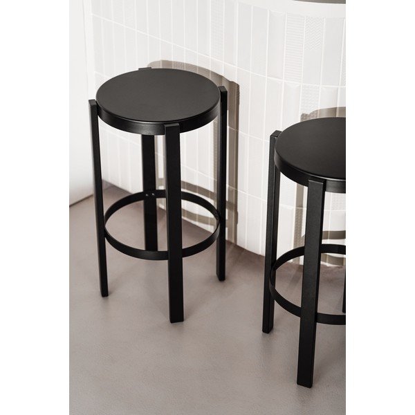 Juodos spalvos iš plieno taburetė Doon – noo.ma-image-1