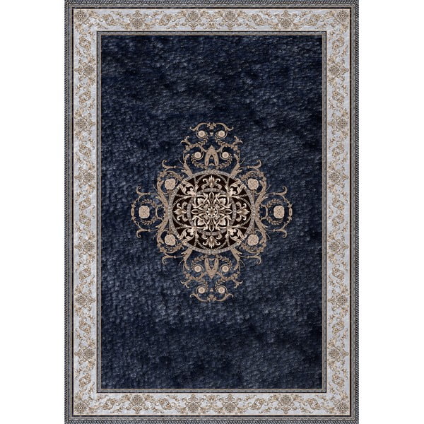 Tamsiai mėlynas kilimas Vitaus Ava, 160 x 230 cm