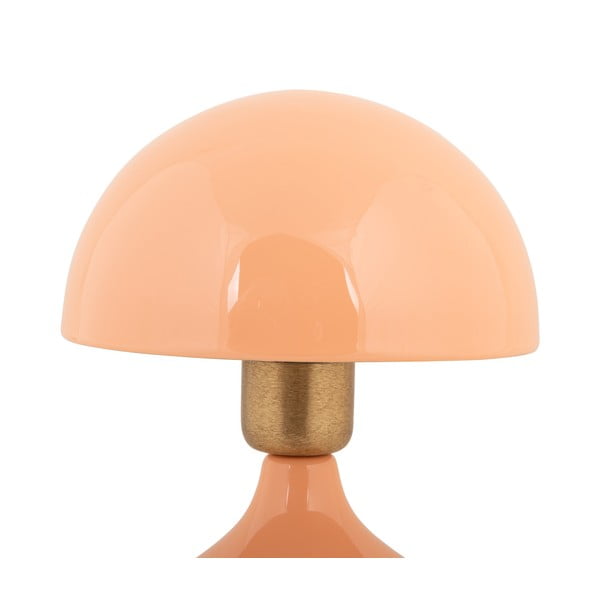 Stalinis šviestuvas rausvos spalvos (aukštis 23 cm) su metaliniu gaubtu Binc – Leitmotiv-image-2