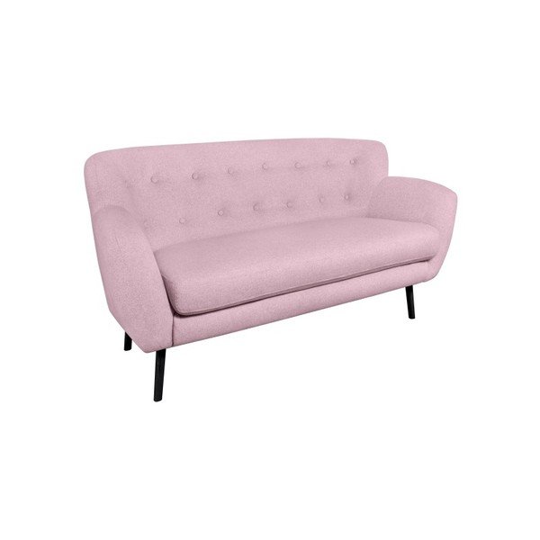 Rožinė dvivietė sofa "Kooko Home Rock-image-2