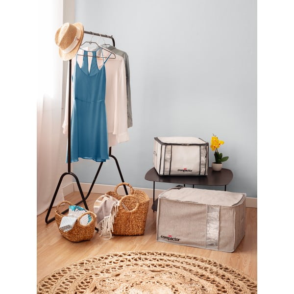 Pilka suspaudžiama daiktadėžė Compactor Oxford, 210 l-image-1