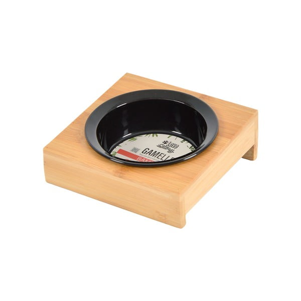 Iš bambuko dubuo su pagrindu šuniui ø 12 cm – Love Story-image-2