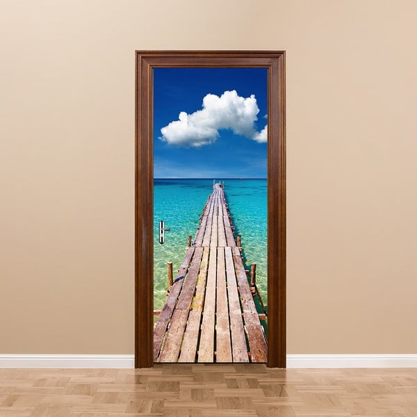 Lipnus lipdukas durims "Ambiance Welcome to Paradise", 83 x 204 cm