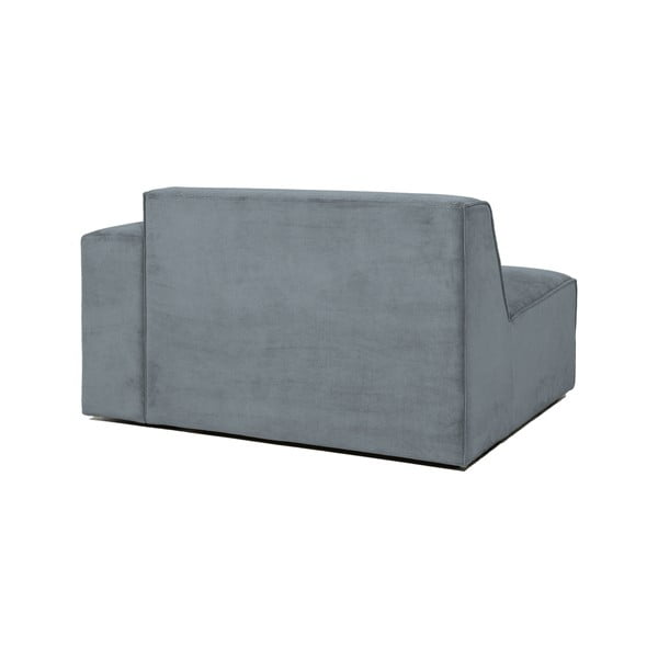 Iš kordinio velveto modulinė sofa pilkos spalvos (su dešiniuoju kampu) Sting – Scandic-image-2