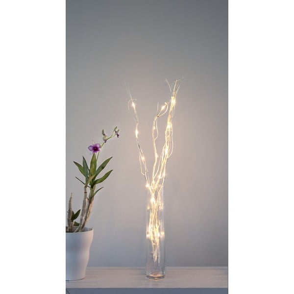 Šviečianti dekoracija baltos spalvos ø 8 cm Willow – Star Trading-image-3
