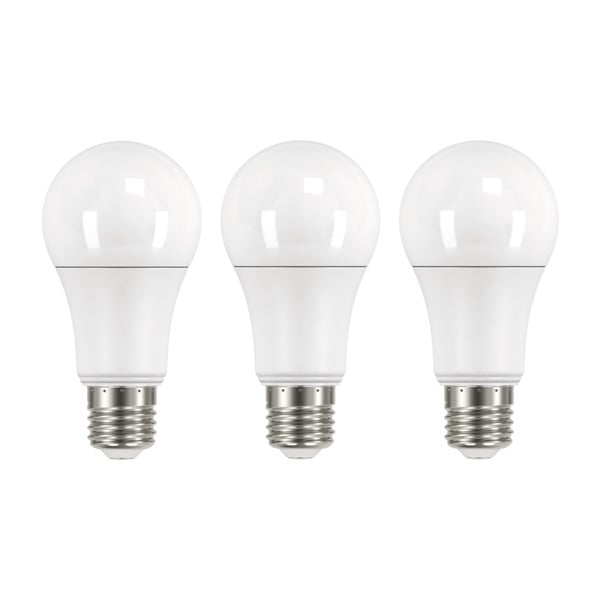 3 LED lempučių rinkinys EMOS Classic A60 Neutral White, 13,2W E27