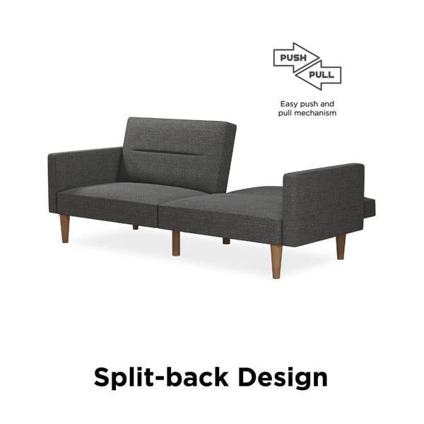 Pilka sofa lova 204 cm Channel - Støraa-image-4