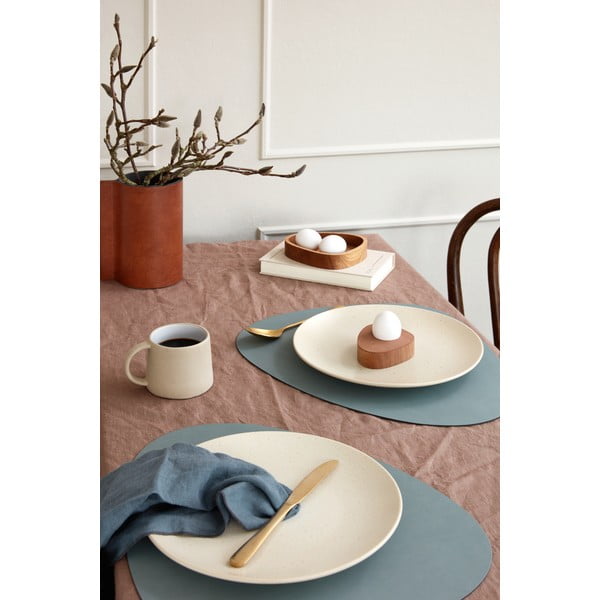 Iš eko odos padėkliukas 37x44 cm Curve L Nupo – LIND DNA-image-1