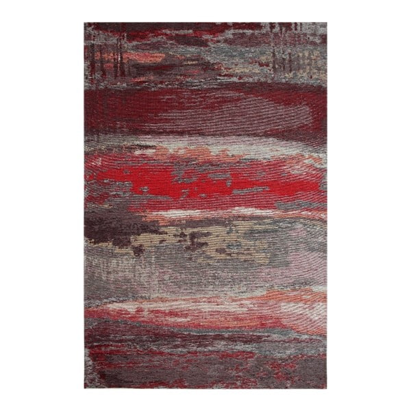 "Eco" kilimai Raudona abstrakcija, 80 x 300 cm