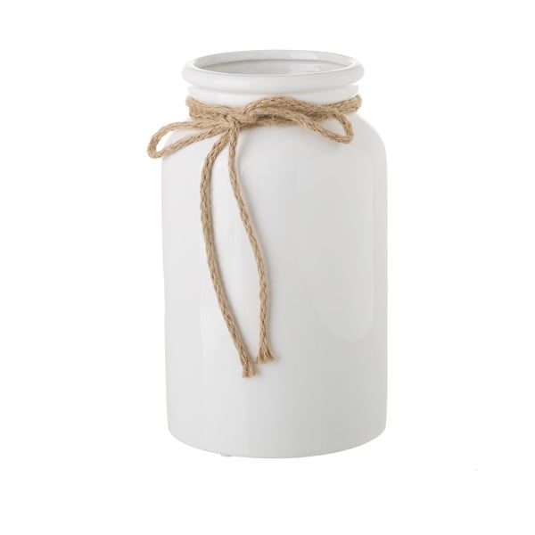 Balta keraminė vaza "Unimasa Bowtie", ⌀ 15 cm
