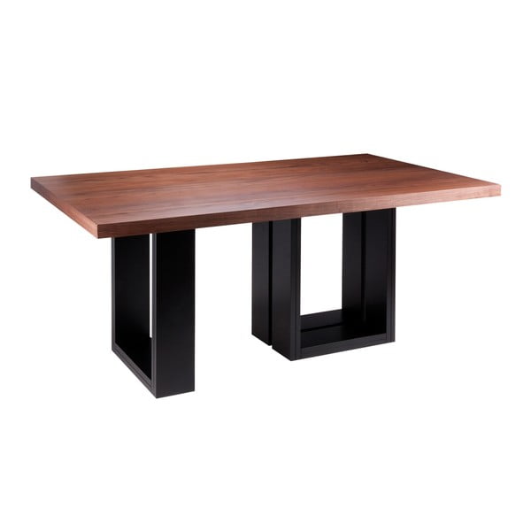 Valgomojo stalas su "Telma", riešutmedžio medienos apdaila, 180 x 100 cm
