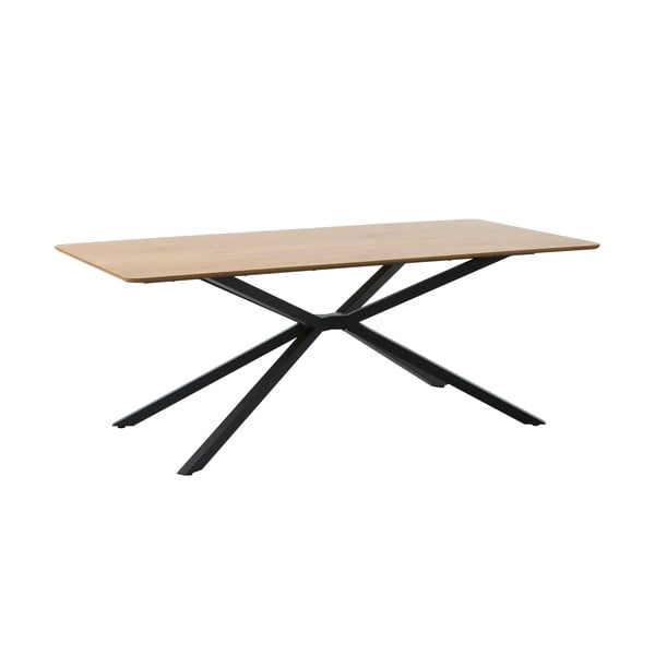 Valgomojo stalas su ąžuolo dekoro stalviršiu 90x160 cm Cesura – Unique Furniture-image-3