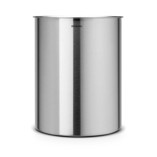Iš plieno šiukšliadėžė matinės sidabrinės spalvos 15 l – Brabantia