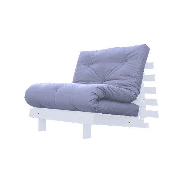 Kintamas fotelis "Karup Roots White/Blue Breeze-image-1