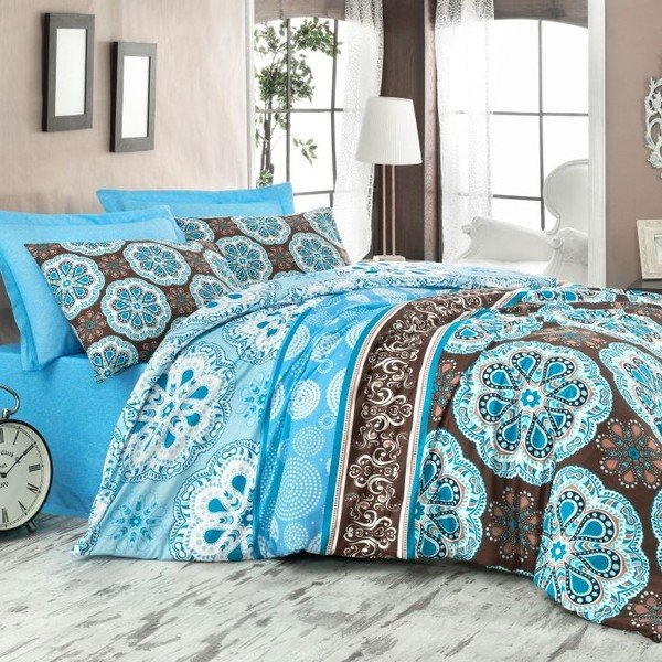 Įtrauktas linas Classy V1 Blue, 200x220 cm
