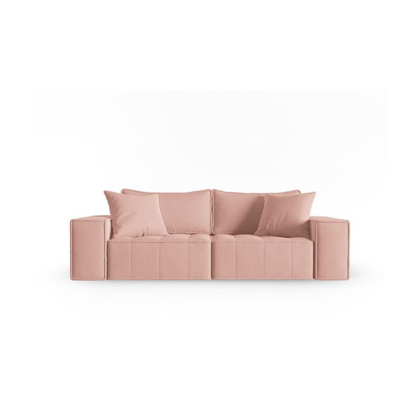 Sofa rožinės spalvos 212 cm Mike – Micadoni Home