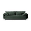 Sofa tamsiai žalios spalvos 220 cm Torino – Micadoni Home