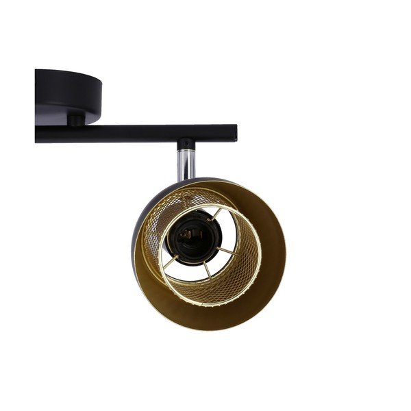 Lubinis šviestuvas juodos spalvos 41.5x10 cm su metaliniu gaubtu Aleksandria – Candellux Lighting-image-4