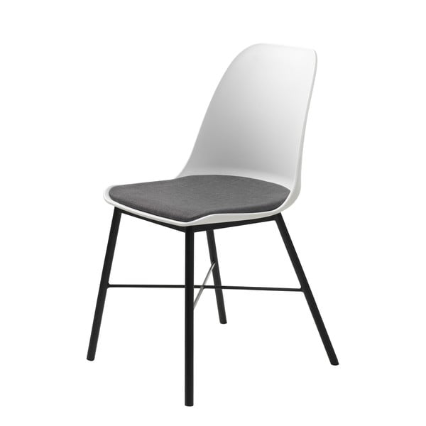 2 baltos ir pilkos spalvos kėdžių rinkinys Unique Furniture Whistler-image-1