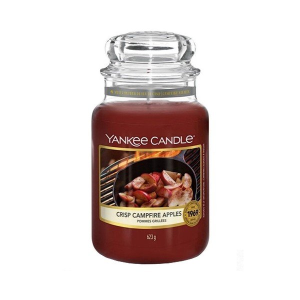 Vonná svíčka Yankee Candle Crisp Campfire Apples, doba hoření 110 h