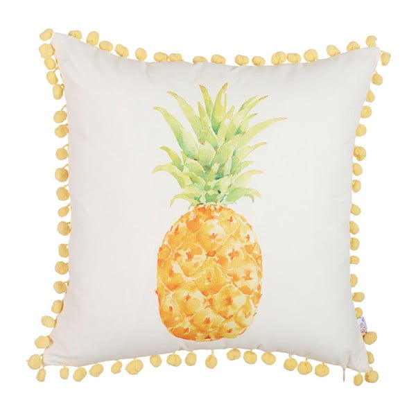 "Pillowcase Mike & Co. NEW YORK Pomponų ananasas, 43 x 43 cm