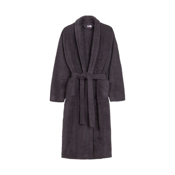 Iš medvilnės chalatas antracito spalvos XL/XXL Terry – HIP