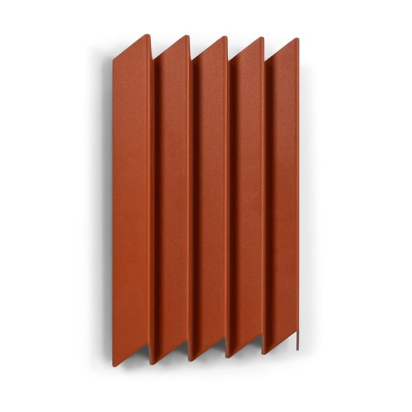 Terakotos spalvos iš metalo sieninė lentyna 21 cm Sensu – Spinder Design-image-3