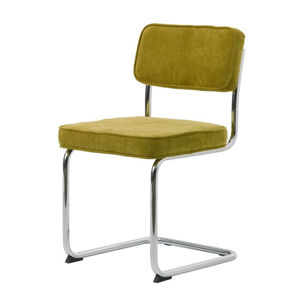 Iš velveto valgomojo kėdė žalios spalvos Rupert – Unique Furniture