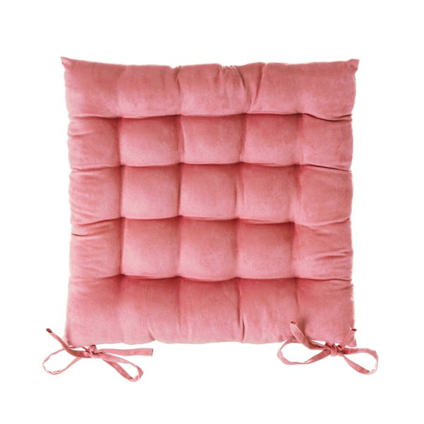 Rožinės spalvos kėdės sėdimoji pagalvėlė Casa Selección, 40 x 40 cm