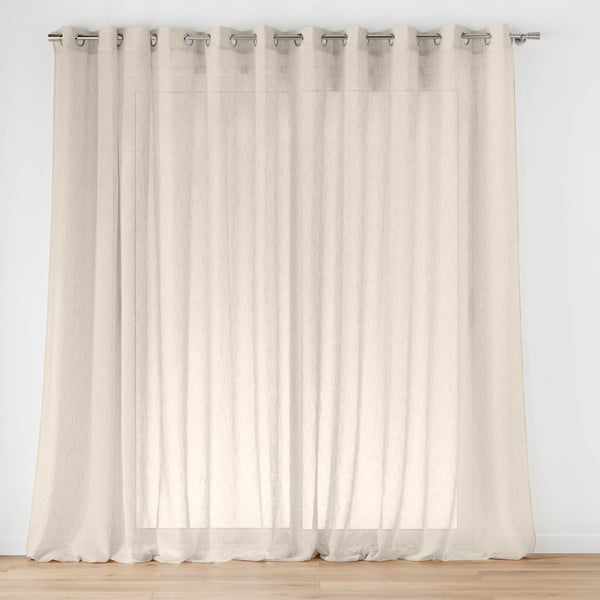 Permatoma užuolaida natūralios spalvos 400x240 cm Carlin – douceur d'intérieur