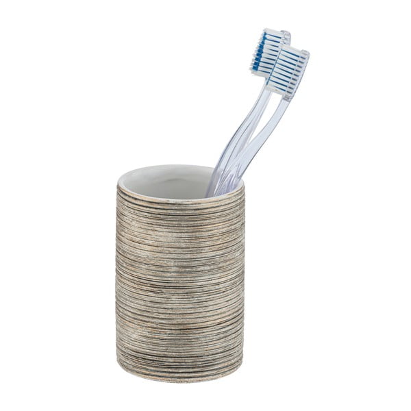 Rudas keraminis dantų šepetėlio puodelis Wenko Fedio-image-1