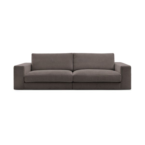 Taupe spalvos iš kordinio velveto sofa 274 cm Leonard – Bobochic Paris