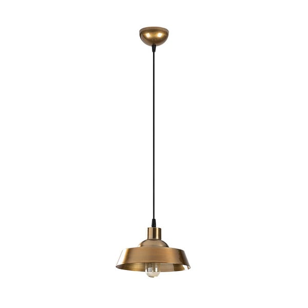 Kabantis šviestuvas auksinės spalvos ø 22 cm su metaliniu gaubtu Berceste – Opviq lights
