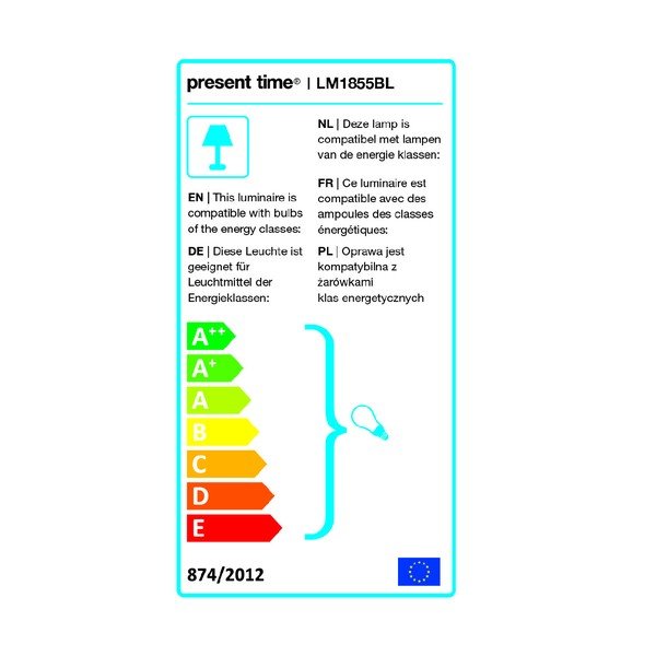 Mėltnas stalinis šviestuvas Leitmotiv Study Blue-image-2