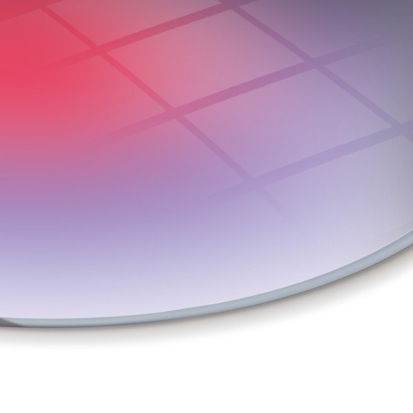 Spausdintas paveikslas iš stiklo ø 70 cm Halo – Styler-image-4