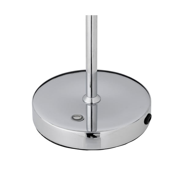 Sidabrinės spalvos stalinis šviestuvas LED (aukštis 28 cm) su metaliniu gaubtu Lianna – Bloomingville-image-3