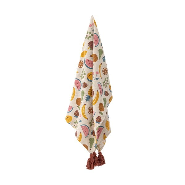 Iš perdirbtos medvilnės vaikiškas pledas 130x160 cm Fruitta – Bloomingville Mini-image-2