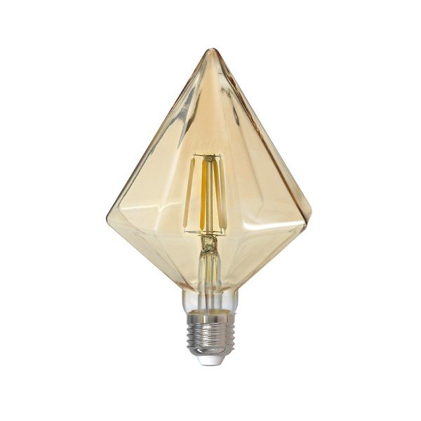 LED/su kaitinimo siūleliu lemputė šilta balta 4 W E27, Kristall – Trio