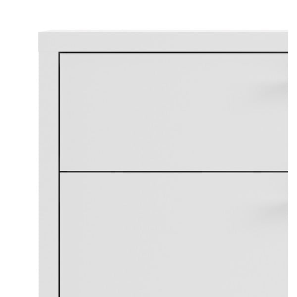 Modulinė knygų spinta baltos spalvos 89x113 cm Prima – Tvilum-image-4