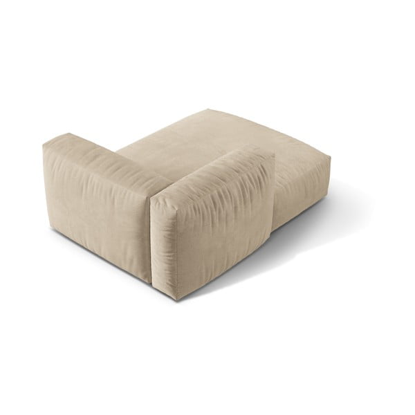 Smėlio spalvos iš velveto modulinė sofos dalis (su kairiuoju kampu) Martina – Micadoni -image-3