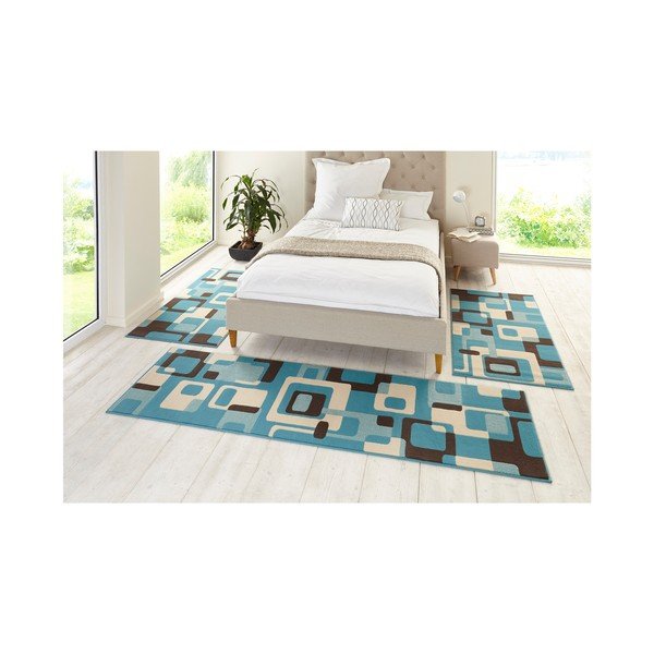 Mėlynas kilimas Hanse Home Hamla Retro, 80 x 150 cm-image-2