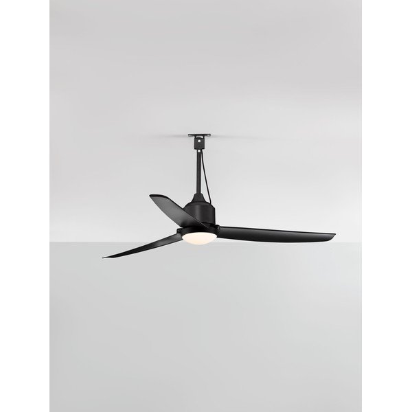Matinės juodos spalvos iš metalo lubinis šviestuvas LED su pritemdymo funkcija Blowy – Nova Luce-image-4