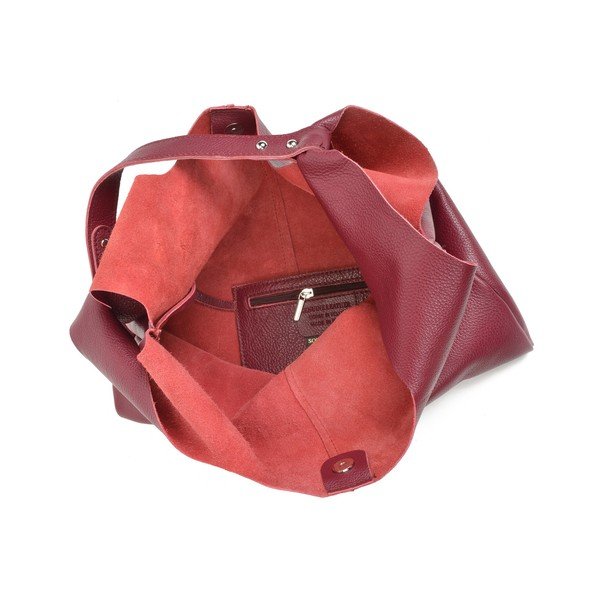 Bordo raudonos odos Sofia Cardoni Hobo rankinė-image-4