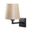 Juodos spalvos/kreminės spalvos sieninė lempa ø 18 cm Profil – Opviq lights