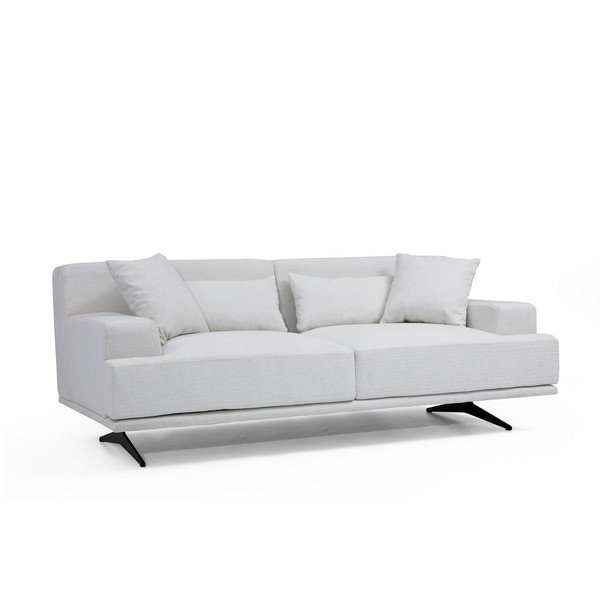 Sofa šviesiai pilkos spalvos 200 cm Bentley – Balcab Home-image-2