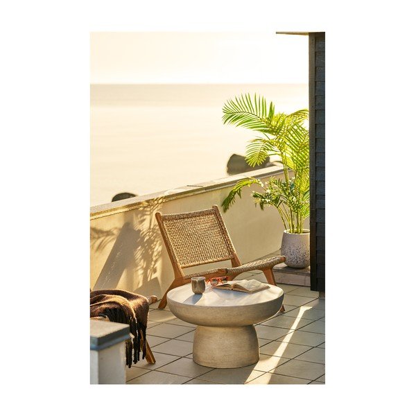 Iš keramikos apvalios formos sodo kavos staliukas ø 60 cm Bonnet – House Nordic-image-3