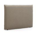 Taupe spalvos iš audinio galvūgalis 180x118 cm Jaira – Kave Home