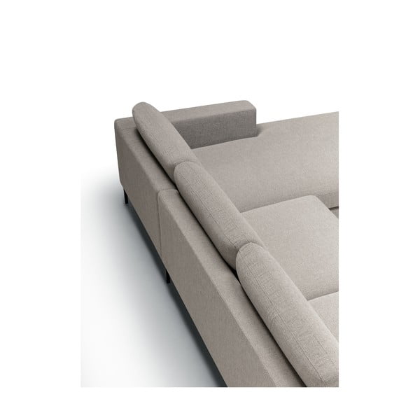 Smėlio spalvos kampinė sofa (su dešiniuoju kampu) Domino – Sits-image-2